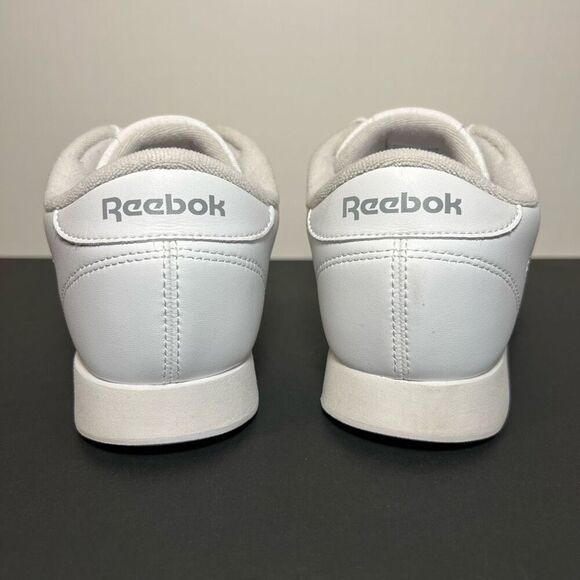 Womens REEBOK Princess White Classic Low Top Shoes / Size 7.5 - Picture 4 of 9